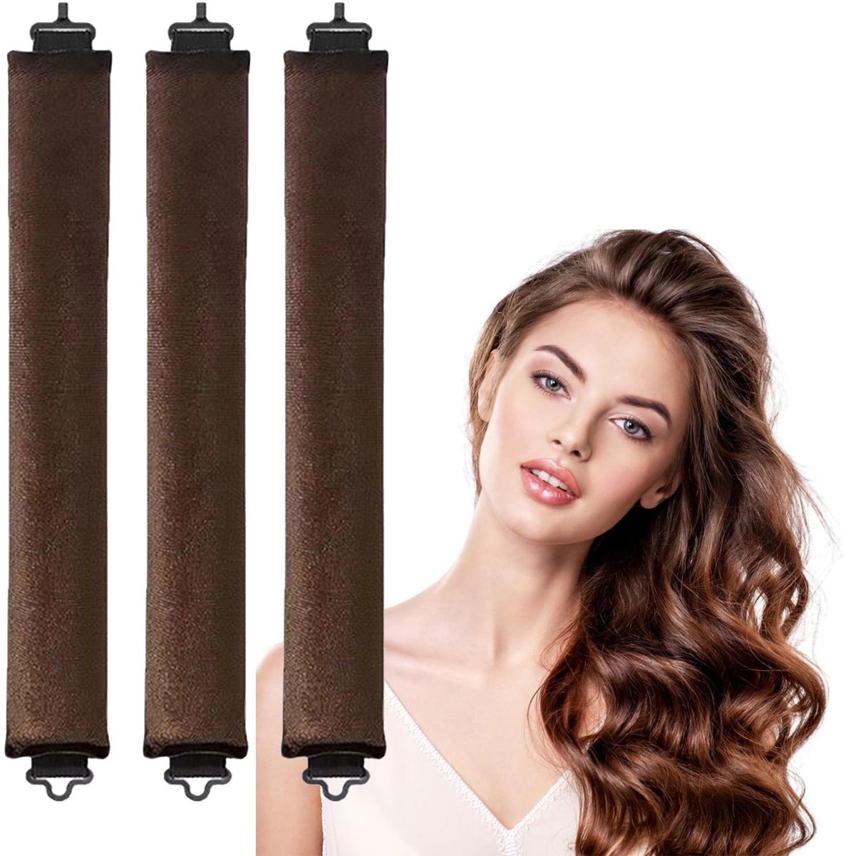 SolidKeus - 3 Stuks Heat-Free Curlers voor Snel Krullen