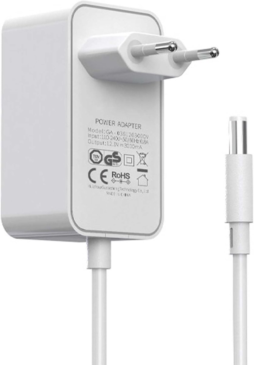 SnelShoppen - Universele 36W 12V 3A Voedingsadapter - AC/DC Adapter voor LED Strips, CCTV Camera's, Routers - 1,5m Kabel - Compatibel met Diverse Appa