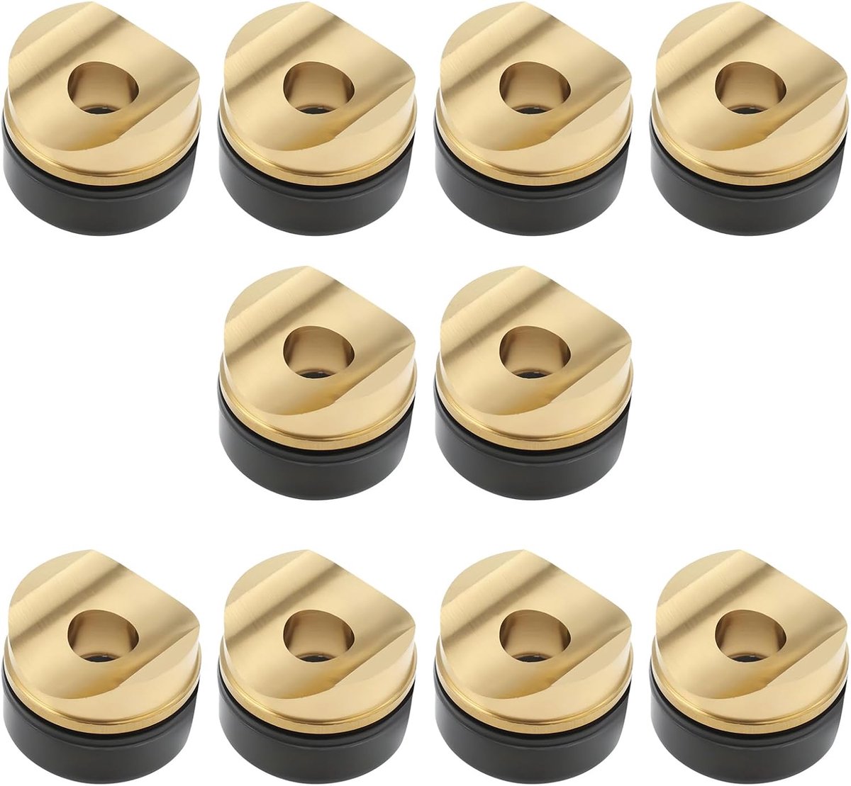 SnelShoppen - 10 Stuks Messing Dichtingen voor Spuitpistool - 11x8.2mm Rubber en Metaal - Lekvrije Verzegeling voor Airless Verfspuit