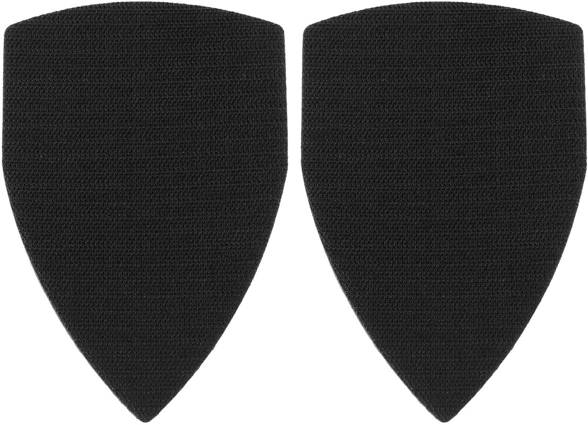 SnelShoppen - 2 Stuks Vervangende Haak Pads met 3mm Schuim Achterkant voor Detail Schuurmachines, Palm Schuurmachines en Muisschuurmachines 150mmx100m