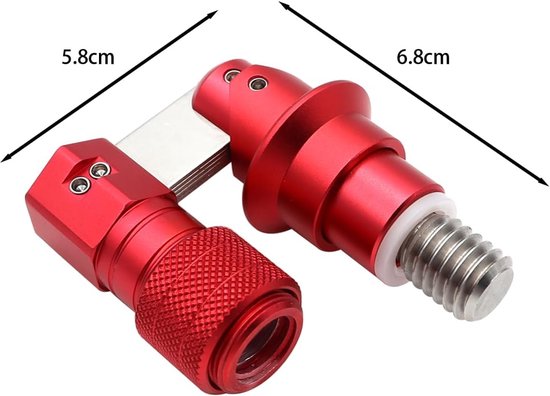 Dailygoods - Mini Quick Release Connector voor Landingsnet van Aluminiumlegering — afbeelding 3