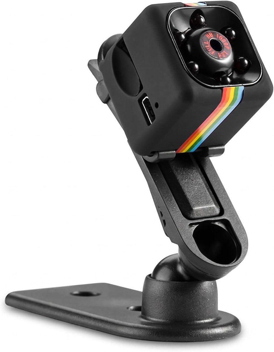 SnelShoppen - Action Camera 960P HD Mini Camera Sport Camcorder met Nachtzicht Beweging Detectie Brede Hoek Lens Draagbare DV voor Buiten Reizen Opnam