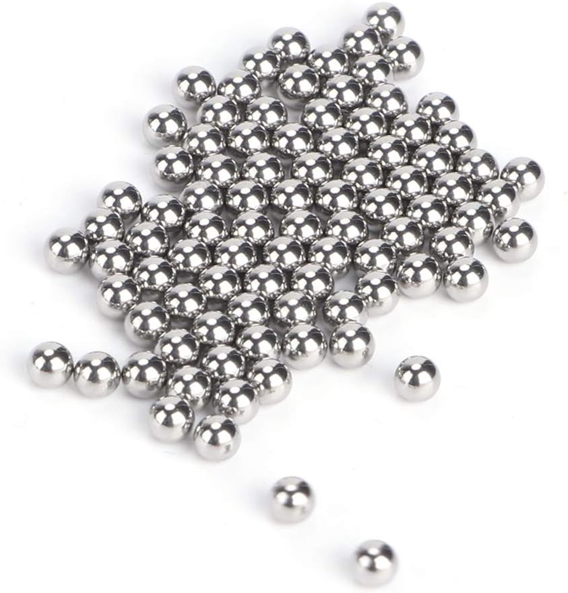 SnelShoppen - Bottle Cleaning Beads, 500 Rvs Carafe Schoonmaakballen, 3 Mm Flesreiniger voor Glazen Flessen, Decanteerders, Vazen, Keukenaccessoires