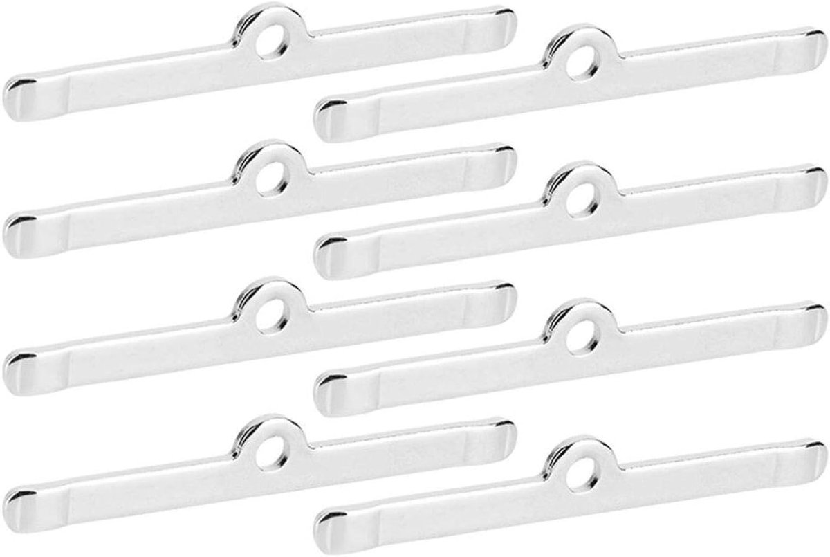 SnelShoppen - K2m185 Spacers voor Kleppendeksel Chroom 4 3/4 Inch Set van 8 Geschikt voor Motoren 283 305 327 350