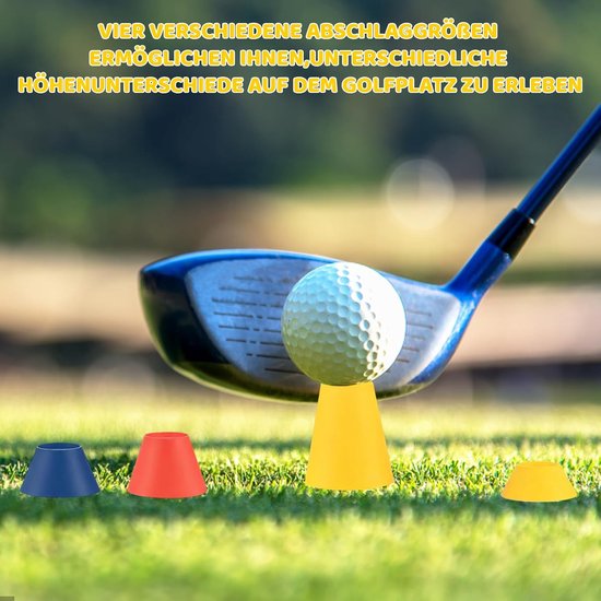 Golf Tees - Golf Opzetstuk - Golf Oefenen - Winterbestendig Plastic - 1 stuk - Meerkleurig van GOLF — afbeelding 4