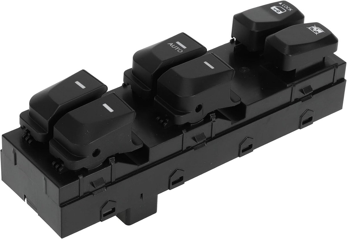 SnelShoppen - Power Raam Schakelaar No.935712S000 Voor Hyundai Tucson 2010-2015 Voorzijde Linker Bestuurderszijde Raam Controle Schakelaar Zwart
