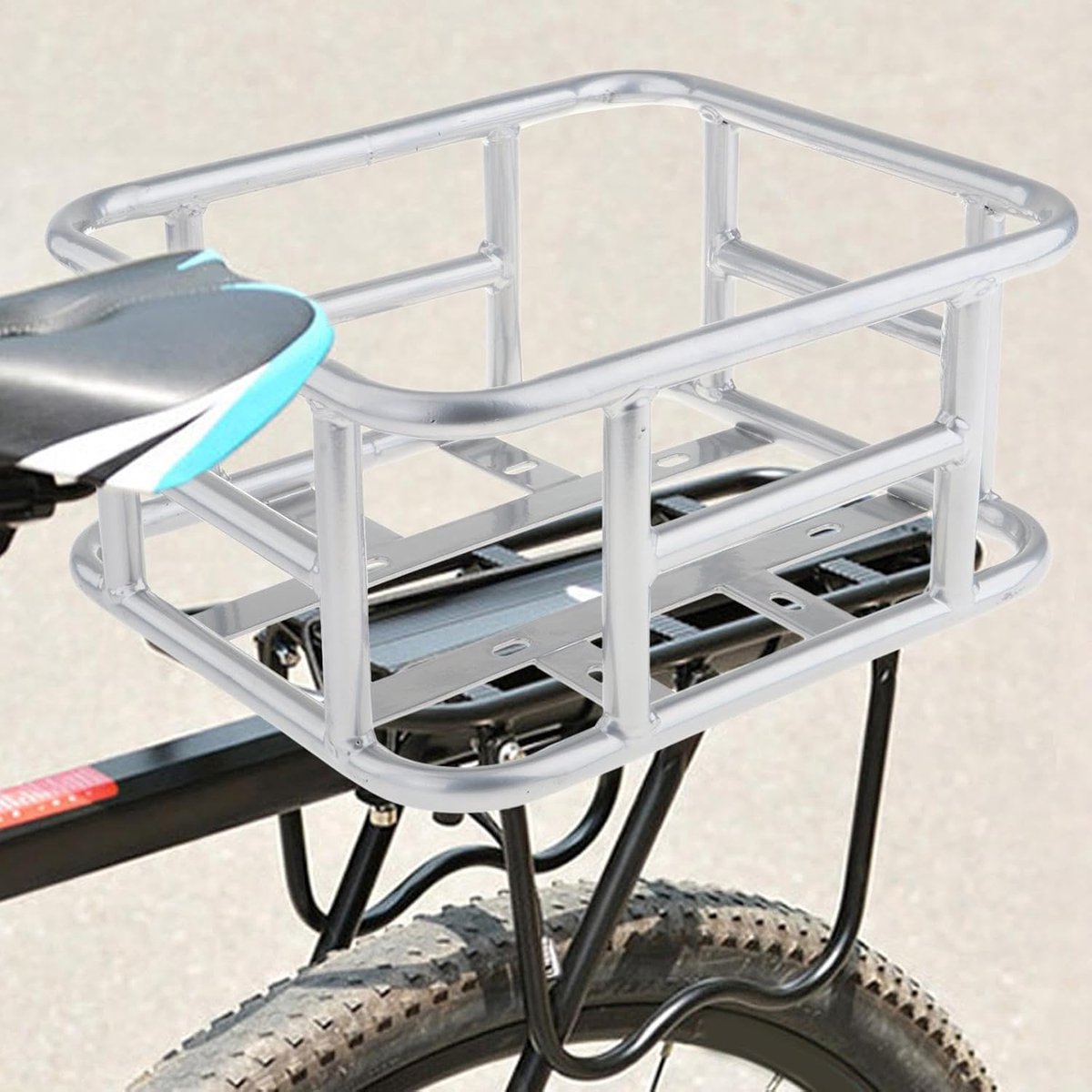 Fietsmand Achterop - Fietstas Mand - Boodschappen Vervoeren - Stevig IJzeren Frame