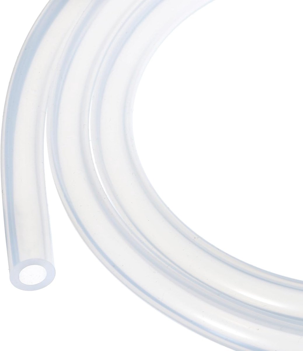 SnelShoppen - Food Safe Silicoonslang 8mm ID x 12mm OD, 1m Transparante Waterleiding voor Pompen, Afvoeren, Irrigatie en Siphons