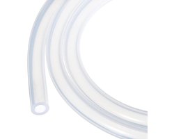 Rebower Siliconen slang, geschikt voor levensmiddelen, 8 mm ID x 12 mm OD, 1 meter condensaatslang, transparante - ShopVlot