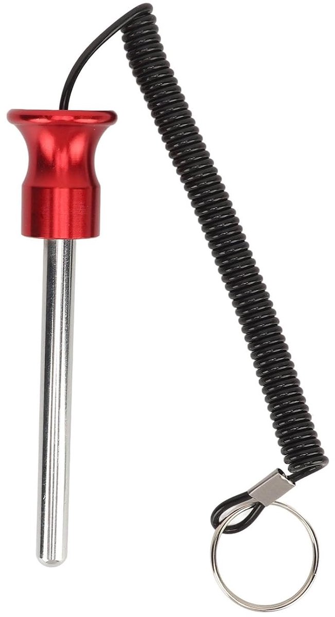 SnelShoppen - Gym Gewichten Stacking Pin, Duurzaam en Draagbaar Fitness Ontspanning Haakpin voor Gewichten (Rood 8MM 80MM)