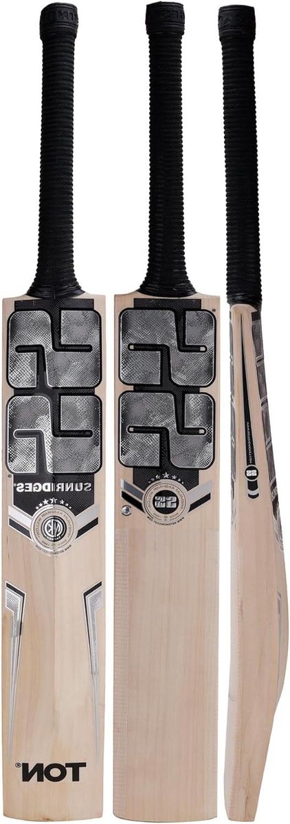 Kashmir Willow Cricket Bat - Hout Cricket Bat - Cricket Spelen - Geselecteerd Grade 3 Willow - Short Handle - Beige