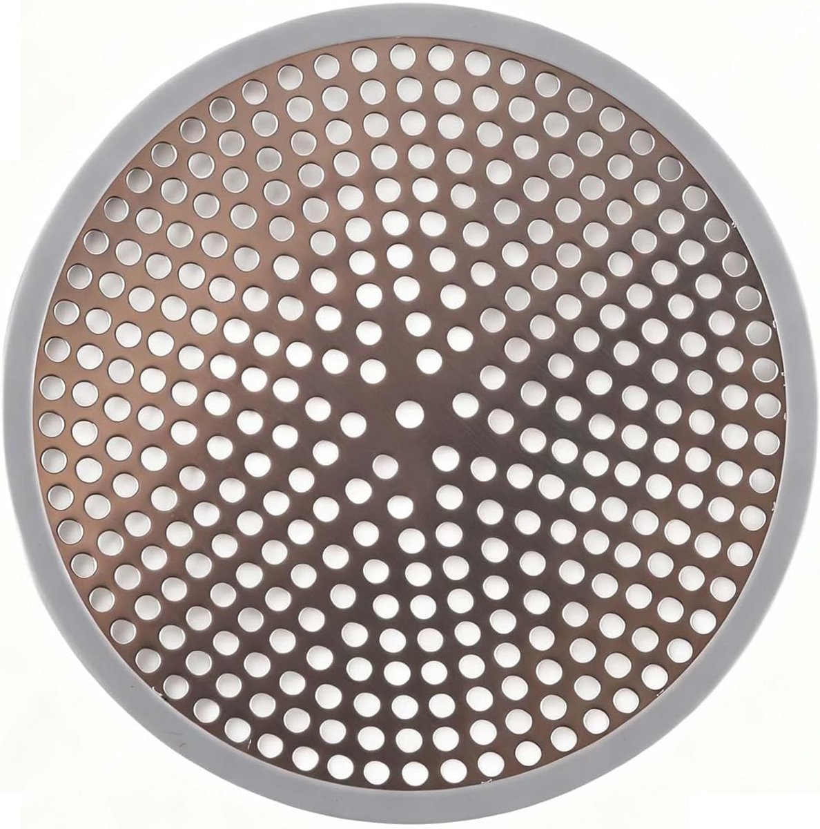 SnelShoppen - Doucheafvoer Haarfilter RVS, Vloerafvoer Mesh, 118 mm, Corrosiebestendig, Voor Badkamer, Douche, Hoofdhuidbescherming