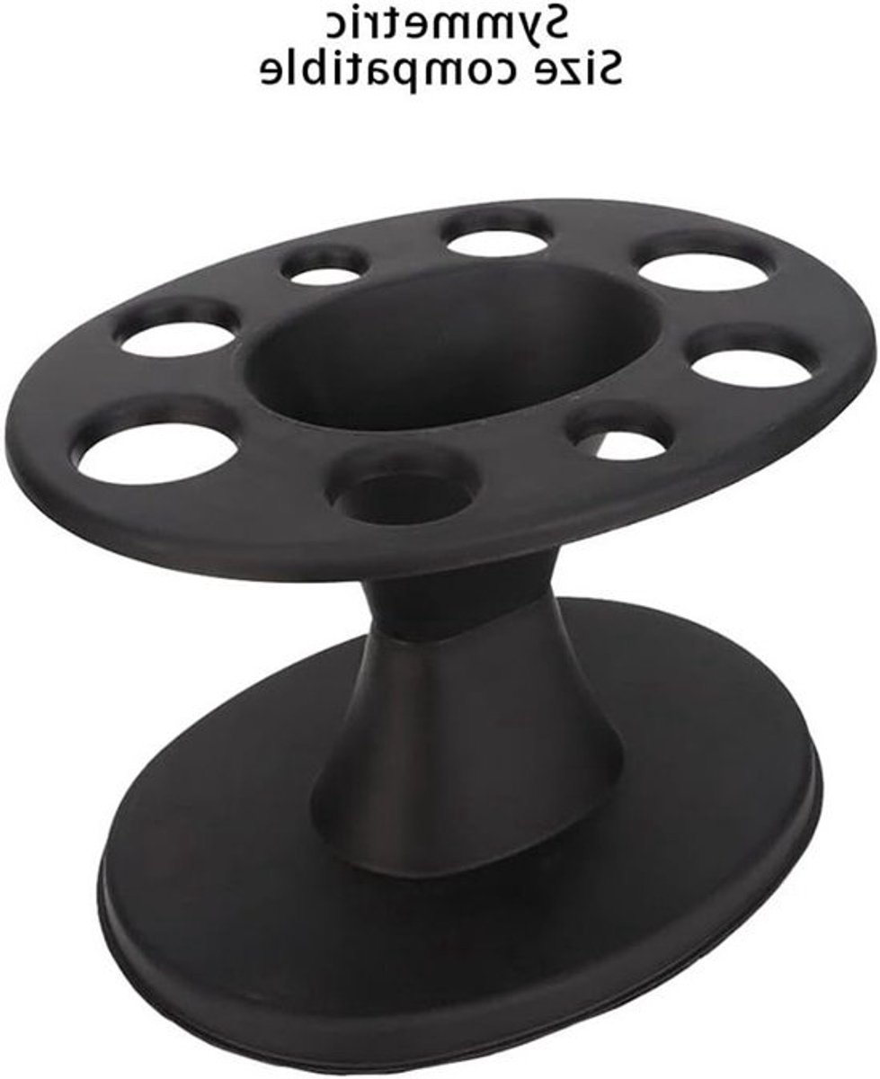 Haarborstelhouder met 8 Gaten voor Stylingaccessoires, Multifunctionele Plastic Stand voor Organisatie