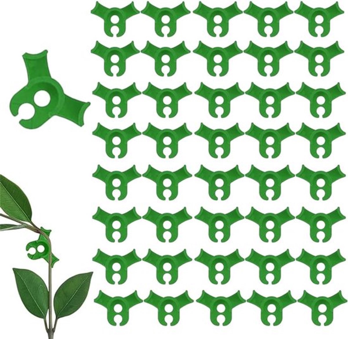 40 Stuks Lage-stress Planttrainingsclips voor het begeleiden van planten, takken en klimop bij tuinieren