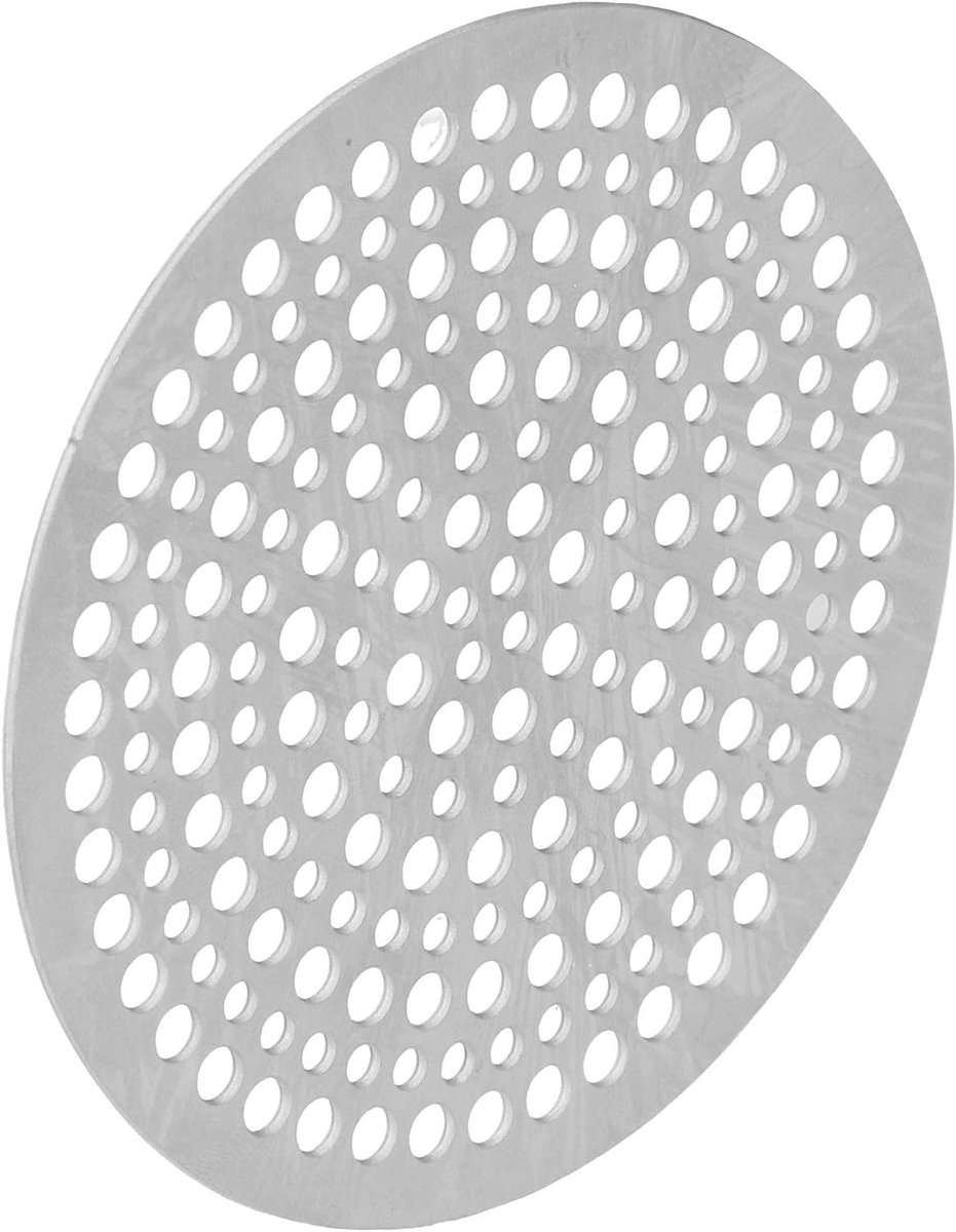 SnelShoppen - Doucheafvoer Haarvanger, Badafvoer Strainer, Doucheafvoer Haarfilter, RVS Afvoerfilter voor Badkamer & Keuken (82mm)