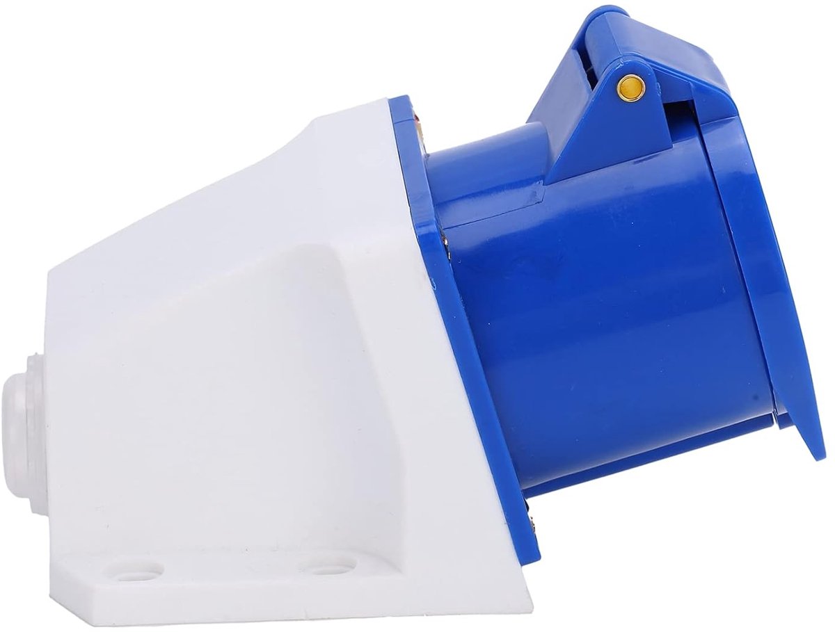 Industriële Stekker 32A 220-250V - Antidéflagrante ABS - IP44 Waterdicht - Voor Veilig Gebruik - ShopVlot