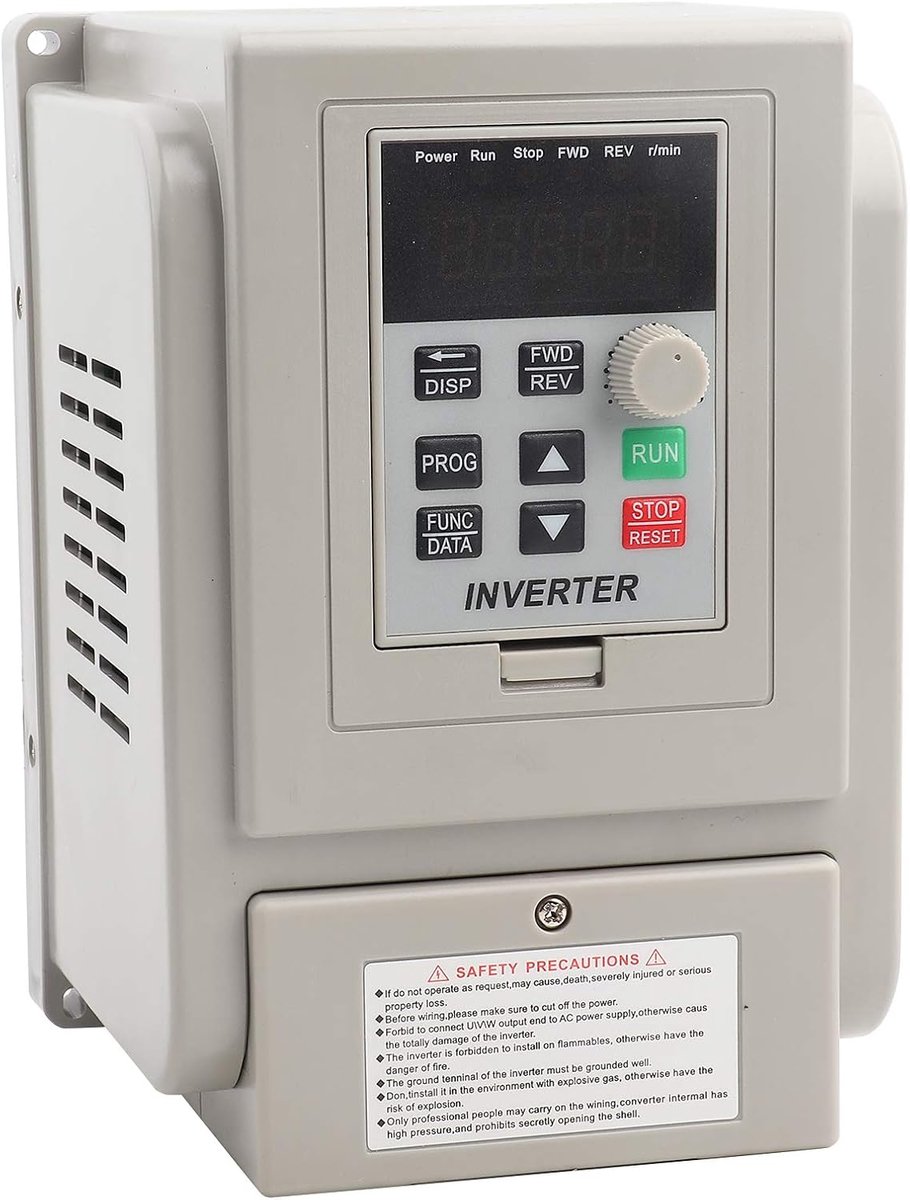 SnelShoppen - VFD Frequentie Dimmer 220 V 4 kW Enkel Fase 220 VAC Ingang Drie Fase Uitgang Snelheidsregelaar voor Motoren met Frequentieconverter