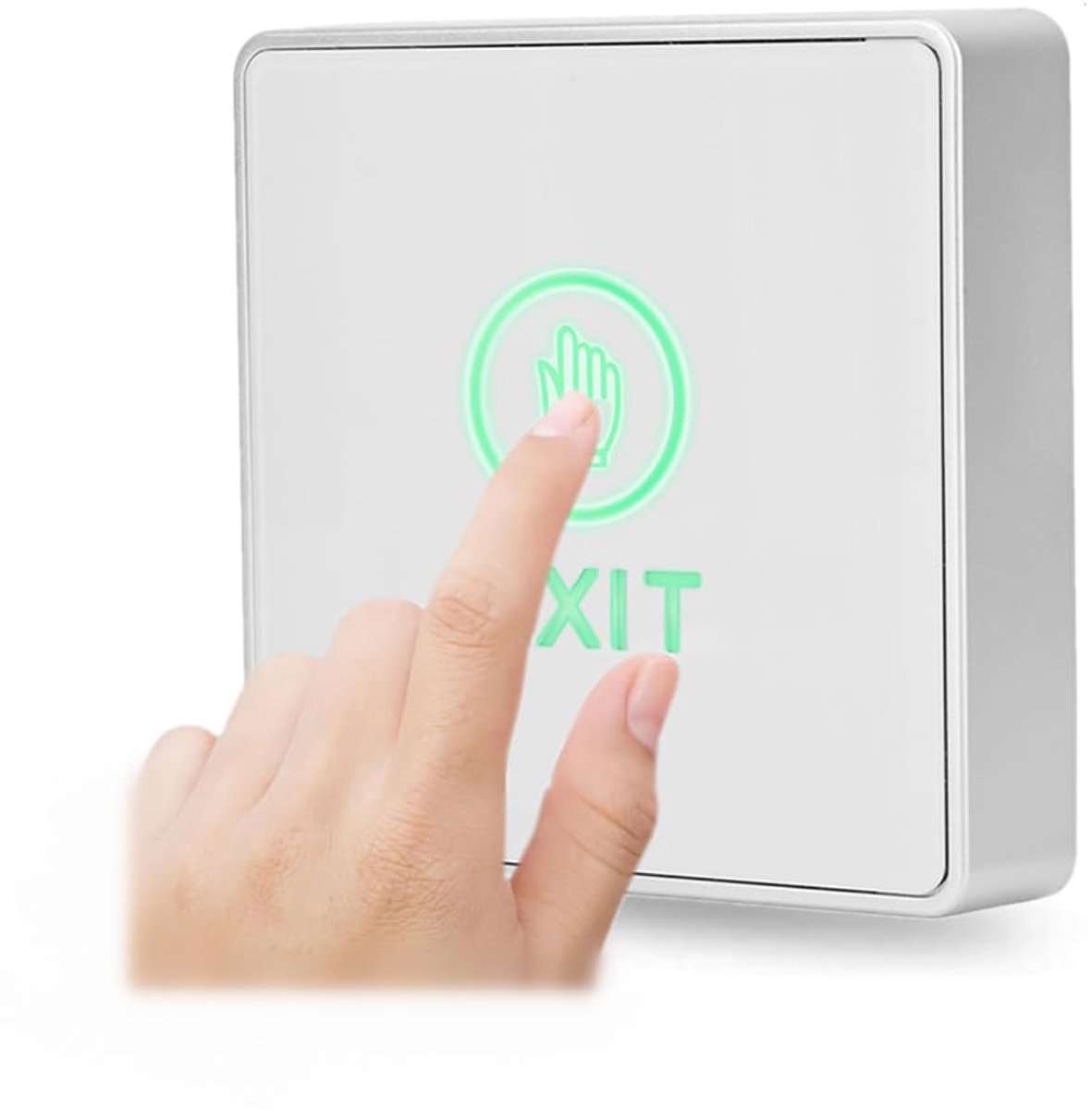 SnelShoppen - Push Touch Touch Sensor Ontgrendelknop Uittrekknop met LED-lampje, Veiligheidsschakelaar voor Toegangscontrole Thuisbeveiliging, Duurzaa