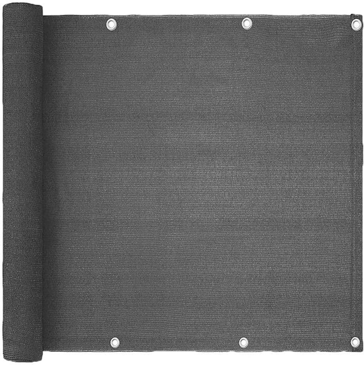 SnelShoppen - Balkon Privacy Scherm Tuin Schutting Dekzeil UV Bestendig Visie Vermindering Voor Balkon Buiten Achtertuin (3,5x5,0m Zwart)