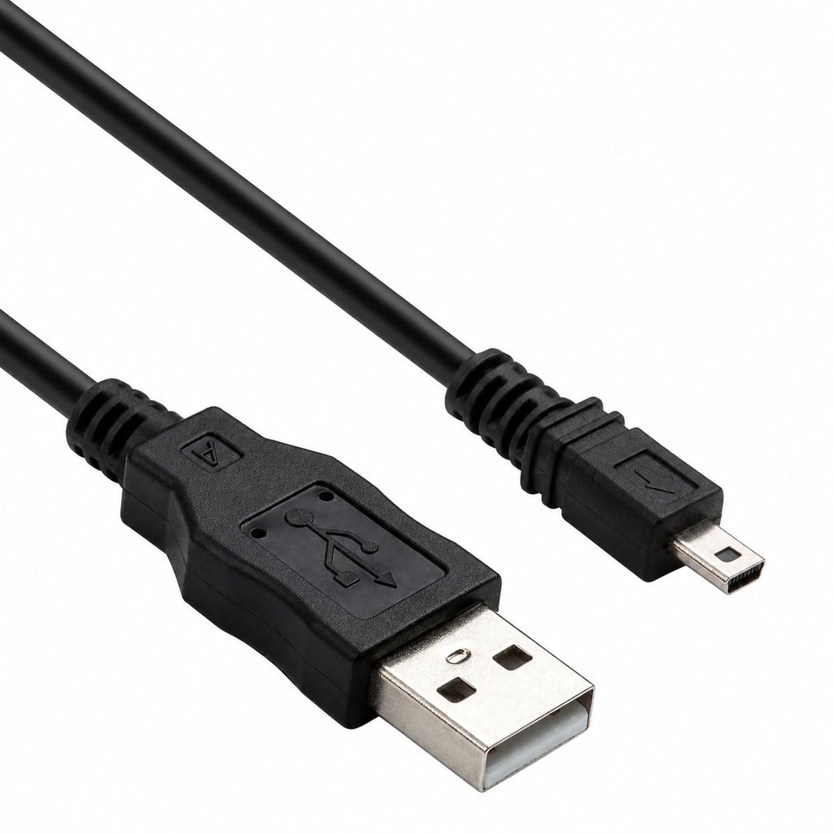 SnelShoppen - Hoogwaardige USB Kabel voor Fujifilm Finepix JX550 Digitale Camera - Zwart 1 Meter - Snelle Overdrachtsnelheden tot 480Mbps - Compatibel