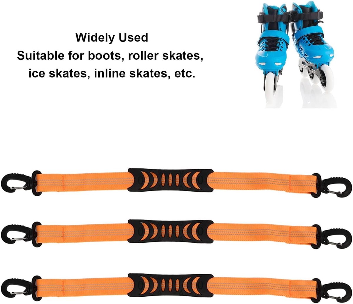 SnelShoppen Riemen voor Skilaarzen 3 Stuks Nylon Draagriemen voor Rolschaatsen en Snowboardschoenen Stevige Haken voor Sport en Avontuur