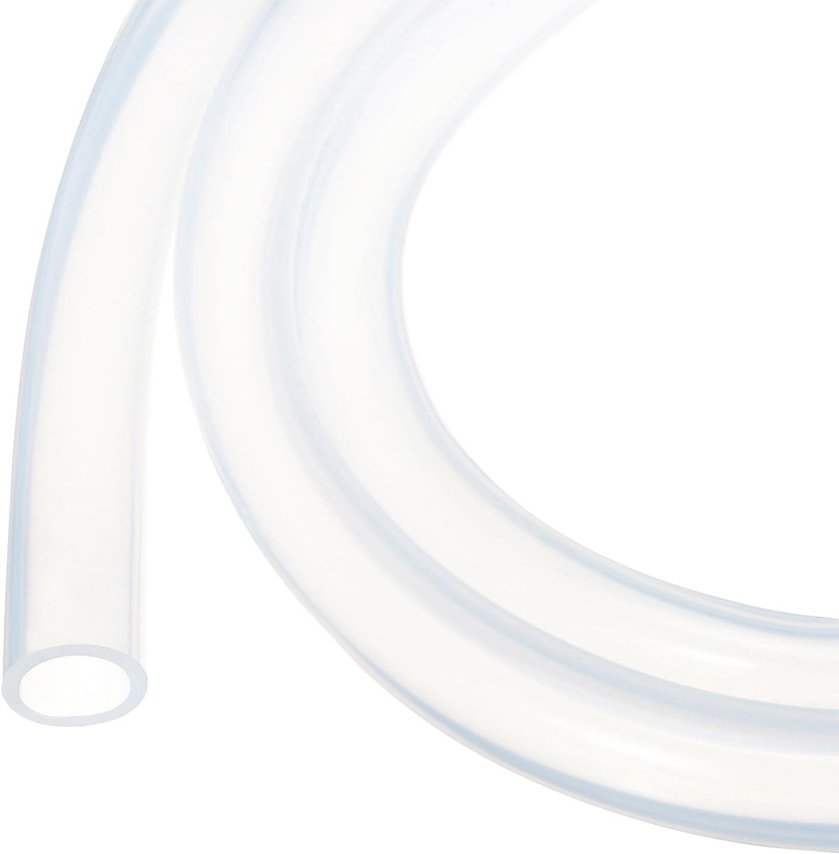 SnelShoppen - Voedselveilige Silicone Slang 14mm ID x 18mm OD, 1m Transparante Waterleiding voor Pompen, Sifons, Afvoer, Irrigatie, Temperatuur- en Dr