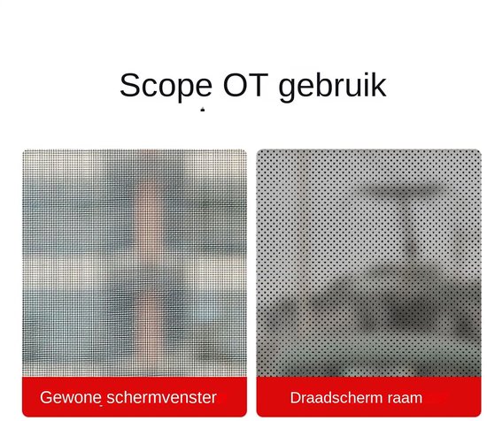 Raamhor Reparatie Tape - Glasvezel Reparatieset - Gaten Dichten - Sterke Kleeflaag - 4.8x100 cm - Grijs — afbeelding 5