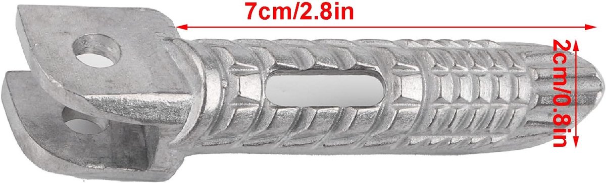 SnelShoppen - 2 Stuks Voorste Voetsteunen Pedalen, Motorfiets Voetsteunen, Vervanging voor Suzuki GSXR 600 750 1000 2001-2014, Hoge Grip, Perfecte Pas