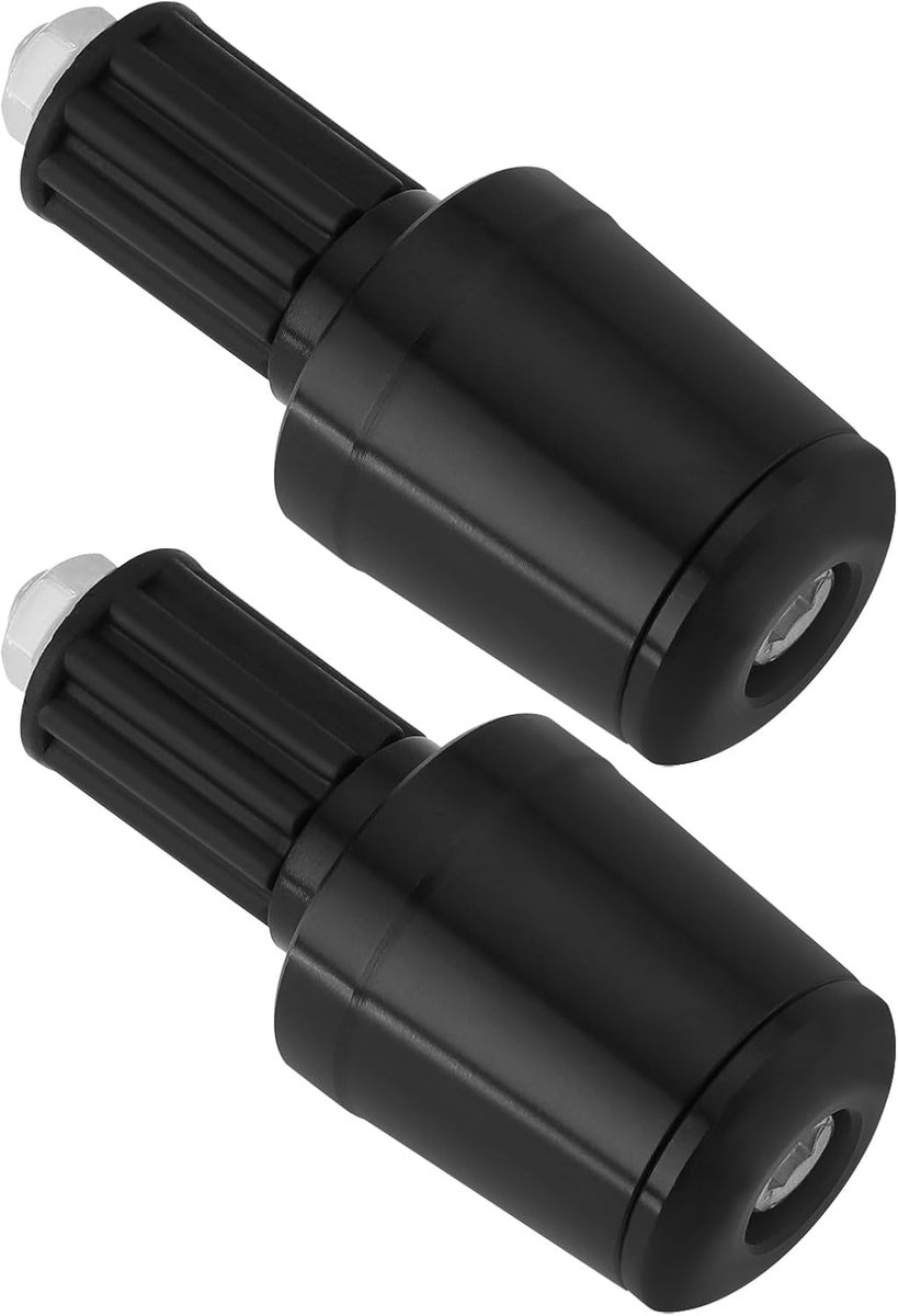 SnelShoppen - 1 Paar Motorfiets Handvat Eindpluggen 7/8 Inch 22mm Handlebar Ends Handvat Grips Bar Eindpluggen voor Motorfiets Dirtbike Scooters