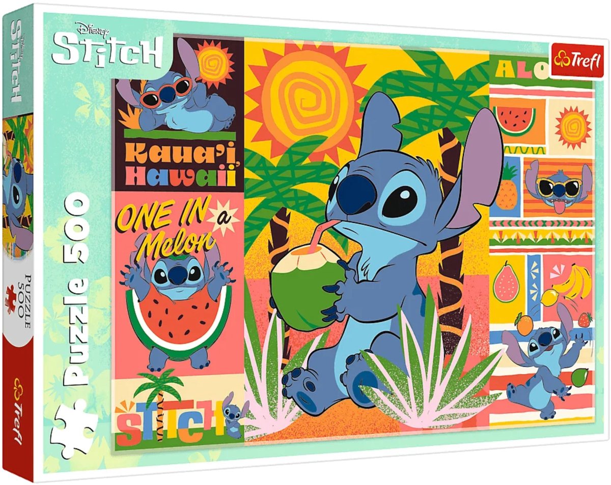 Trefl Disney Lilo & Stitch Vakantie Legpuzzel - 500 stukjes - Vanaf 3 jaar