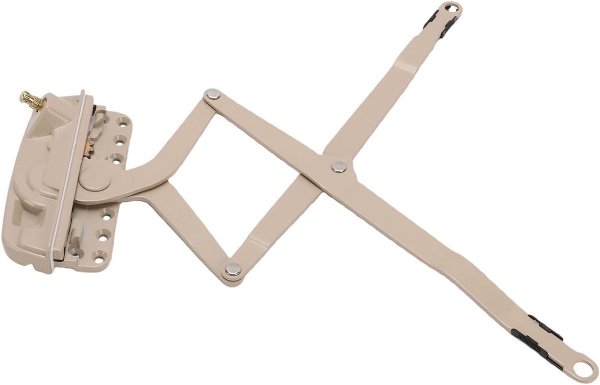 Openslaande Raamaandrijving - Raamopener Dubbele Arm - Ventilatie Regelen - Zinklegering Structuur - Tot 38 kg - Zilverkleurig