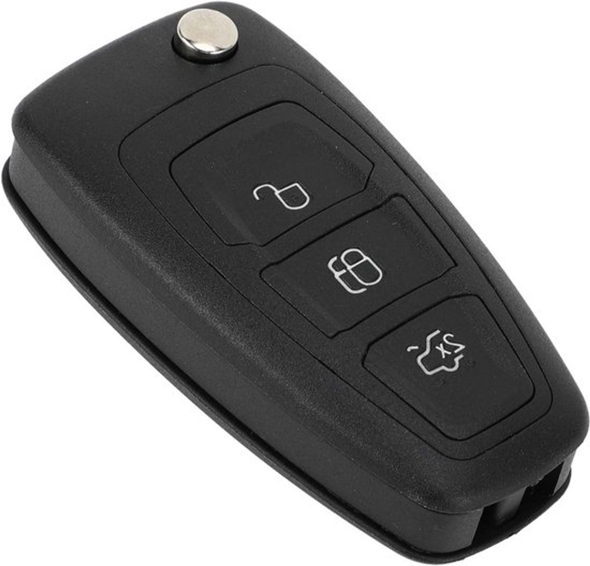 3 Knops Sleutelbehuizing voor Keyless Entry Vervanging voor Ford Fiesta, Kuga, Focus en Transit Connect