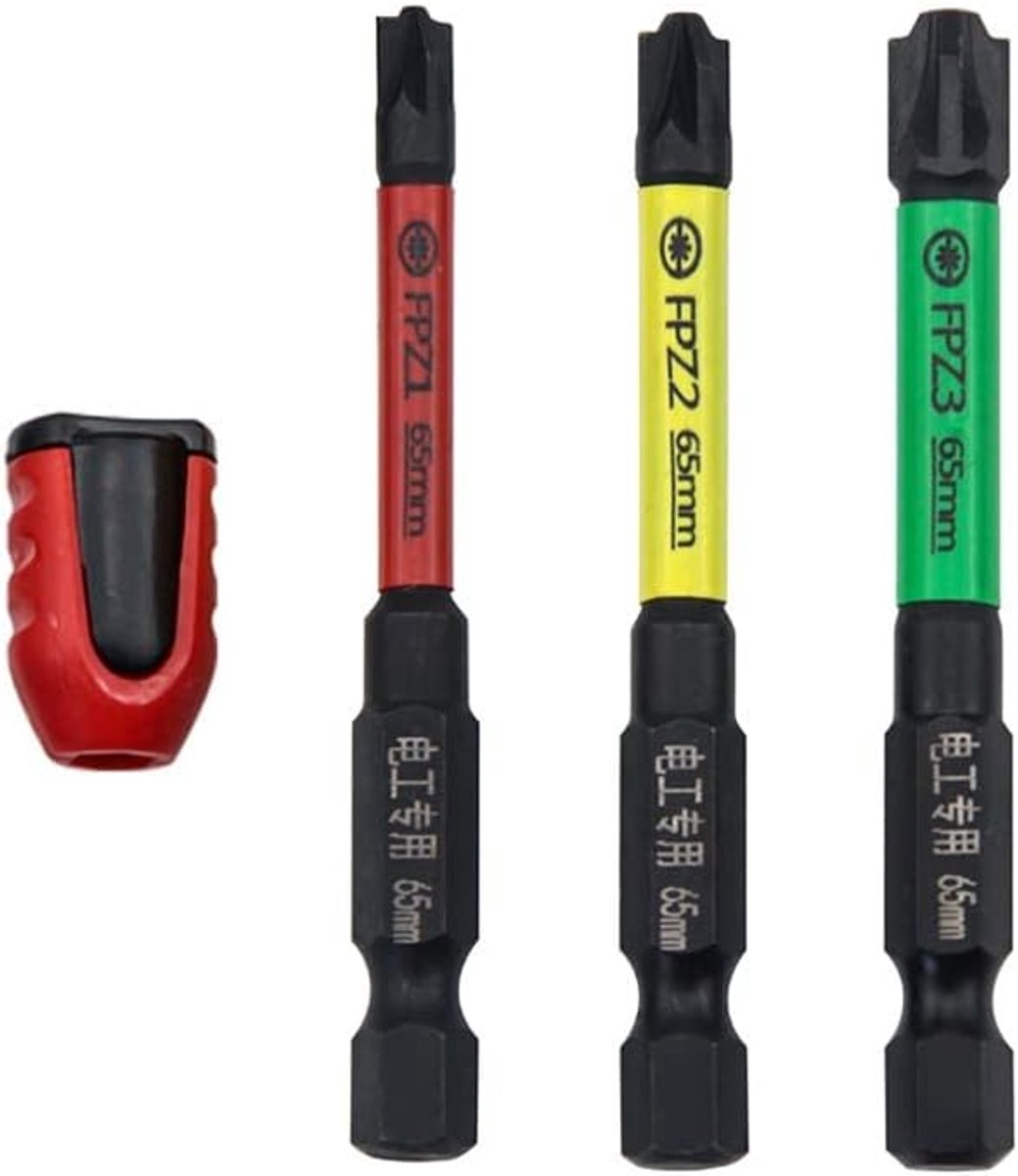 SnelShoppen - Schroevendraaier Bit Set, Sleuf & Kruiskop Schroevendraaier Bits, Speciale Schroevendraaier voor Elektriciens, Magnetische Coil 65mm, Ho