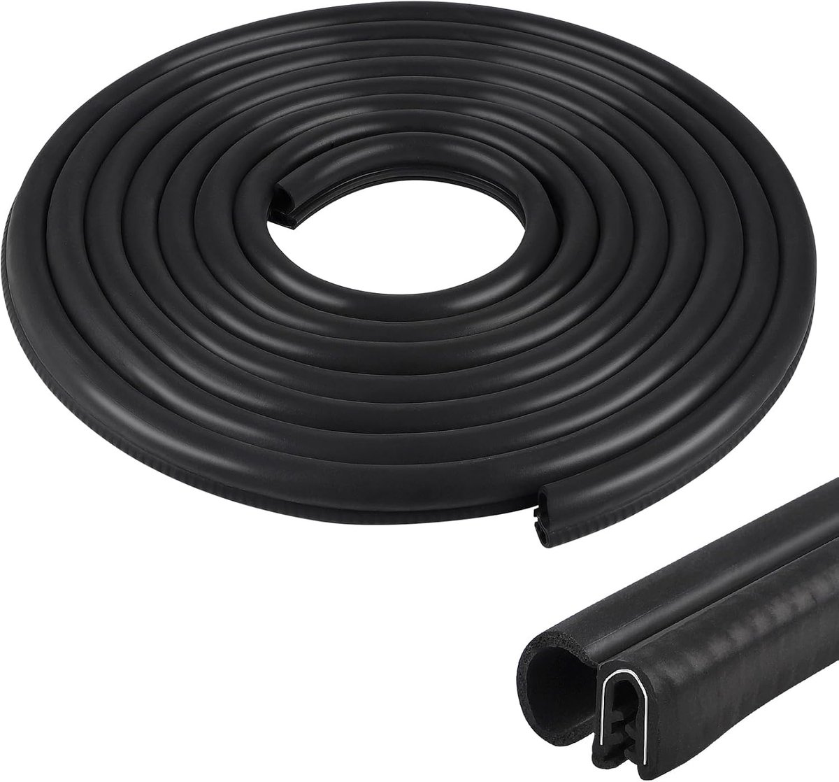 Rubber afdichtprofiel 6 m - EPDM rubber - zonder lijm - eenvoudig te installeren - SnelShoppen