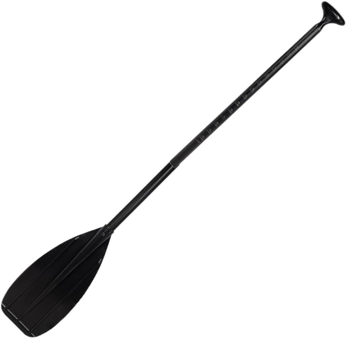 Kajak peddel - Dubbele peddel - Watersport - Lichtgewicht koolstofvezel - 165 cm - Zwart