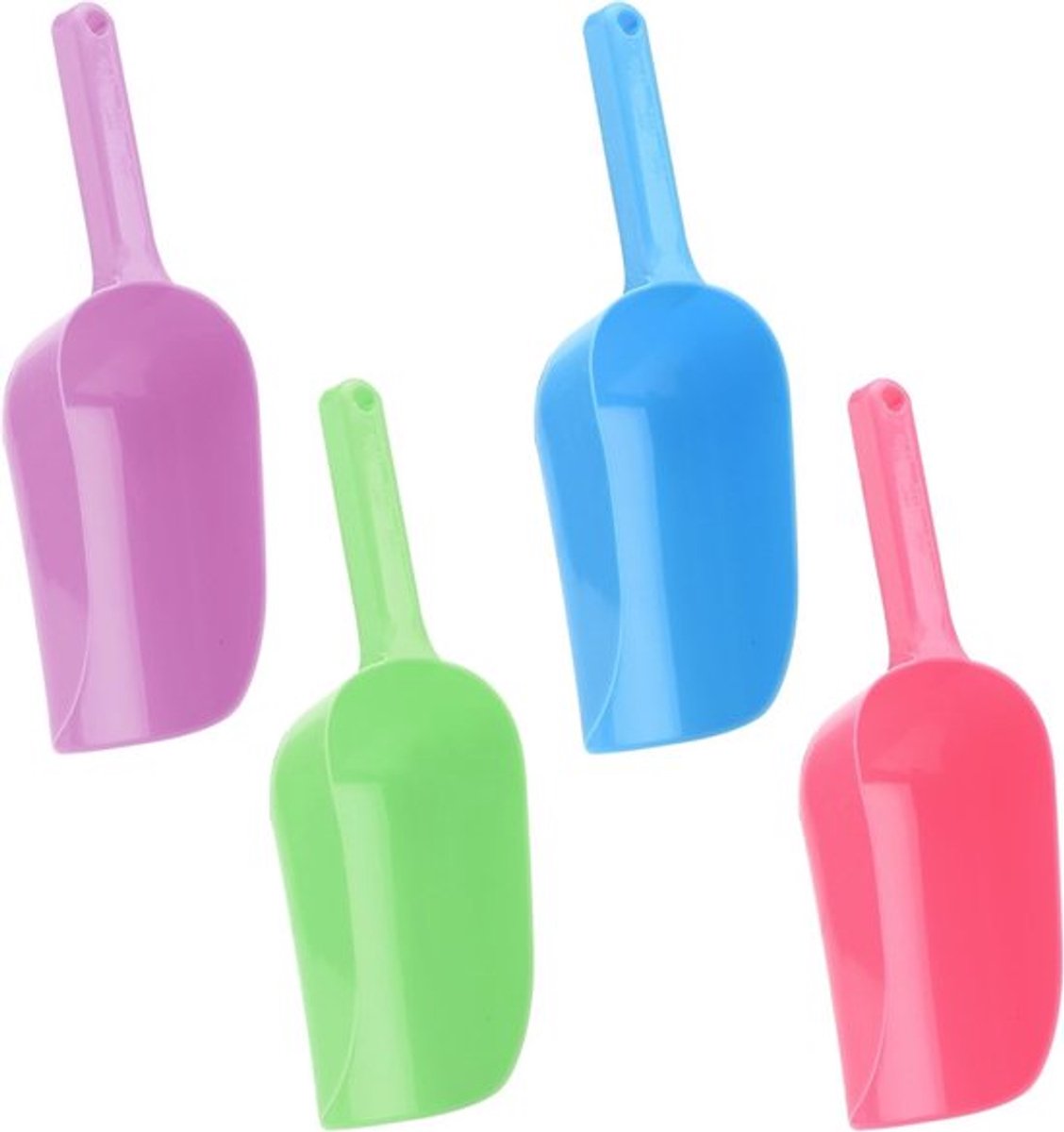 Set van 4 Kinderspeelgoed Strandshovels van 23 cm - Zand Speelgoed voor Kinderen, Peuters en Sandpit Activiteiten - Duurzaam ABS Plastic voor Buitenplezier