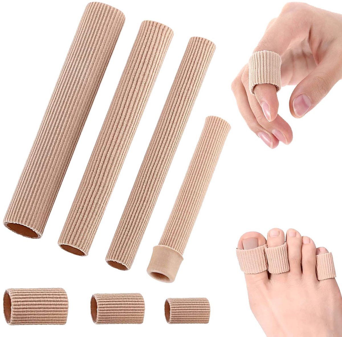 Solidchoice - 3 Stuks Siliconen Teenbescherming, Snijdbaar en Herbruikbaar