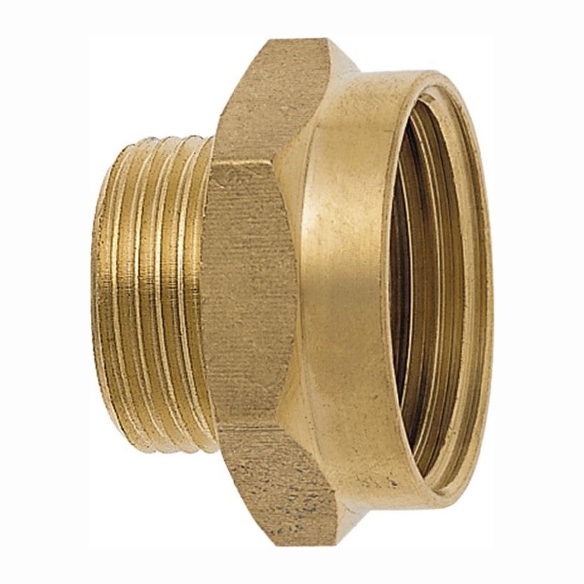 GEKA Draadnippel Messing Buitendraad 20,95 mm Binnendraad 24,66 mm - 30.3411.9