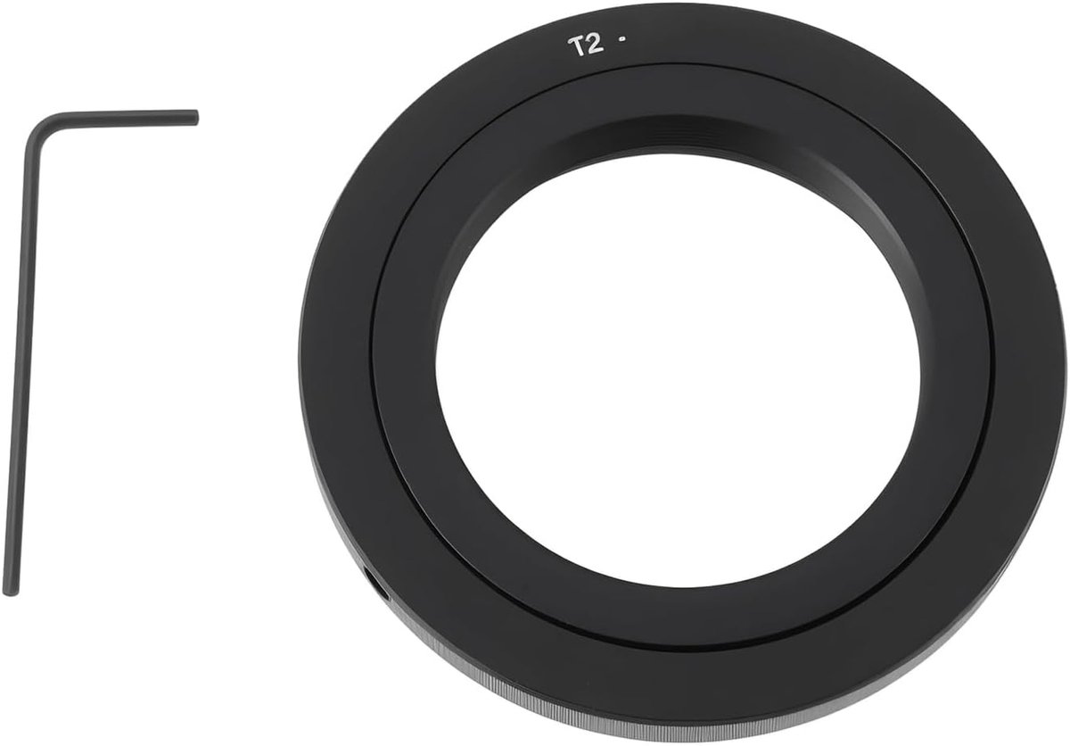 Telephoto Mirror Lens Adapter Ring Compatible with Canon EOS Cameras to Attach T2/T Mount Lens - ShopVlot