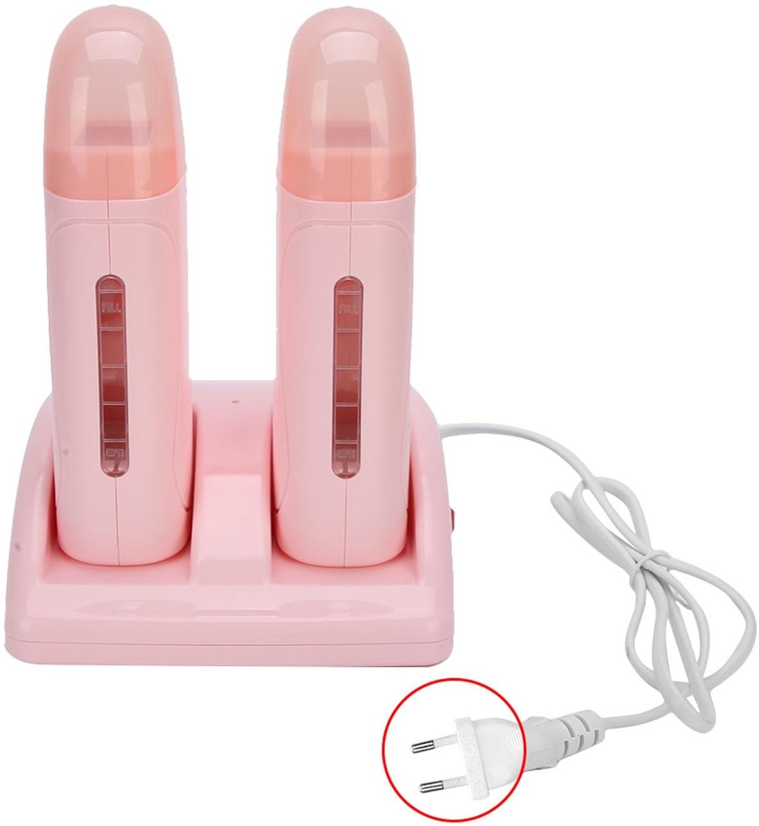 Solidchoice - Professionele Waxverwarmer met Dubbele Cartridges - Roze