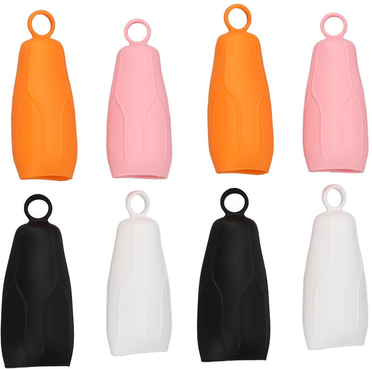 Solidchoice - Set van 8 Elastische Silicone Reisflessenhoezen