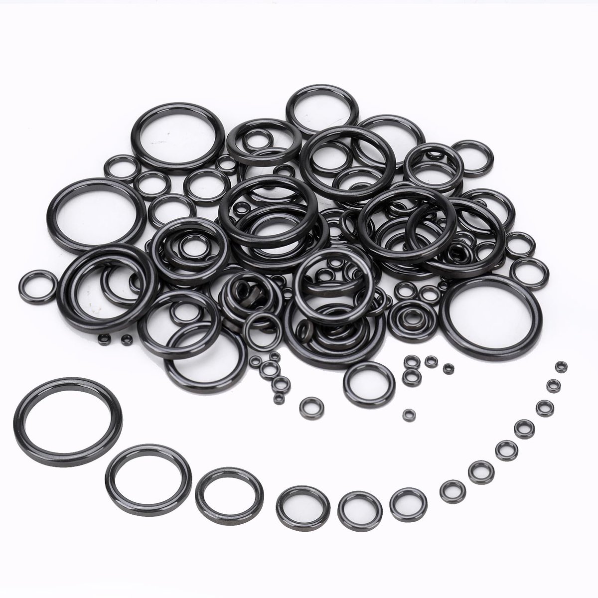 Solidchoice - 130-delige Hengel Reparatie Kit met Keramische Ringen
