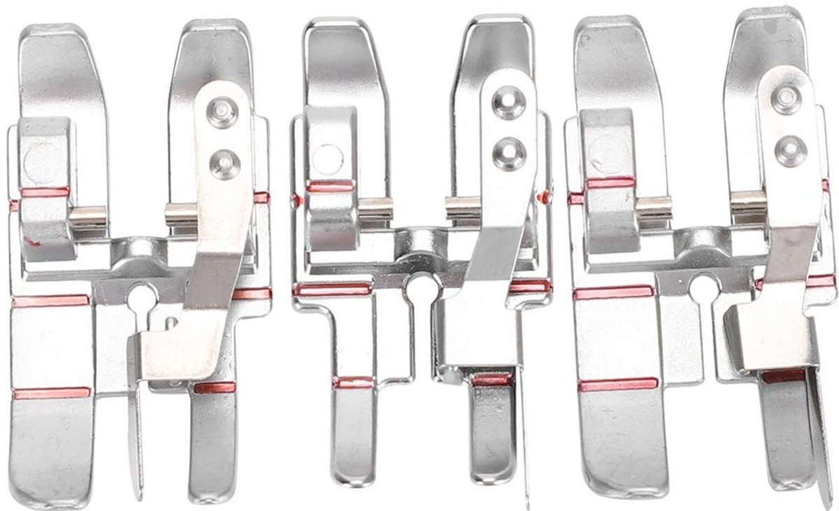 Solidchoice - Naaivoet Set van 3 - 1/4 Inch Patchworkvoet voor Quilten