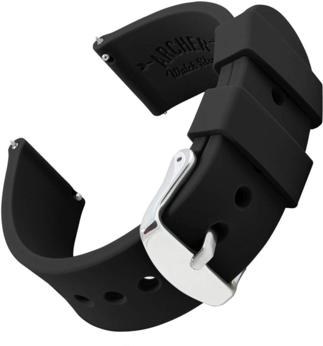 Solidchoice - Archer Horlogebandjes - Zachte Silicone Snelle Bevestiging