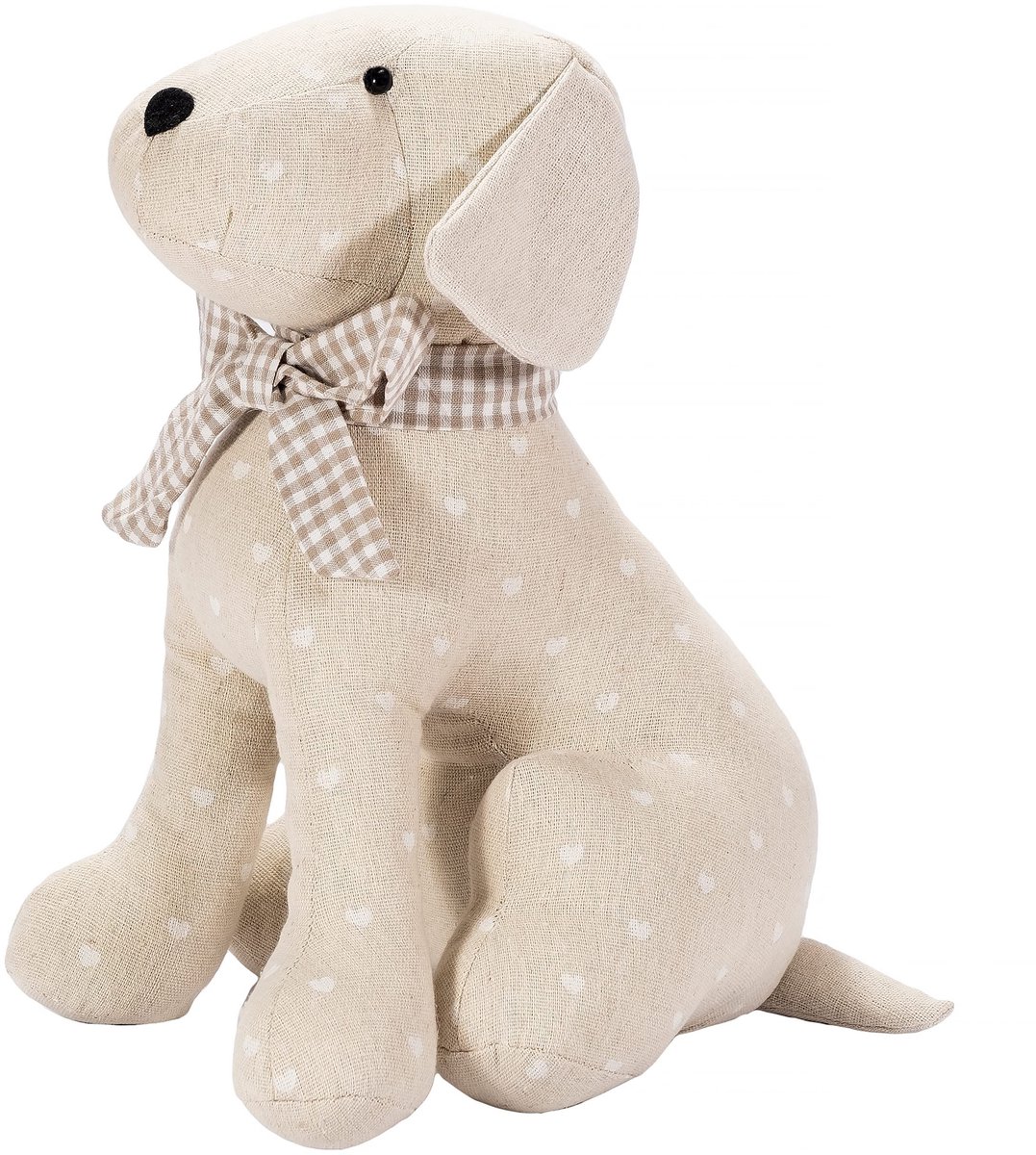 Solidchoice - Stoffen Deurstopper Hond met Hartjesprint 1,5kg