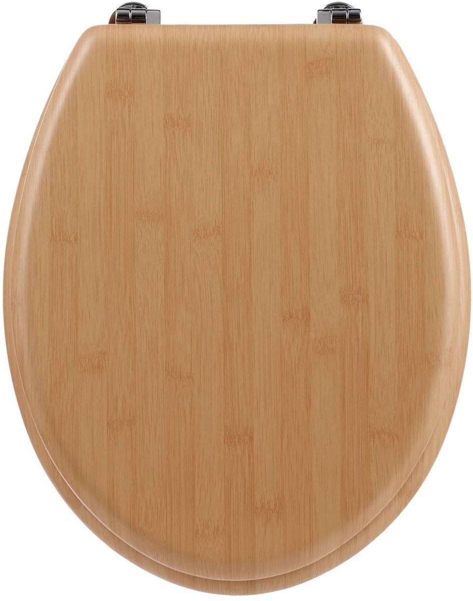 Solidchoice - Wc-bril met Bamboe-effect, Stijlvol en Duurzaam