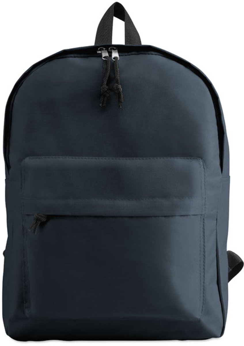 Rugzak met voorvak. 600D polyester Dark Blue
