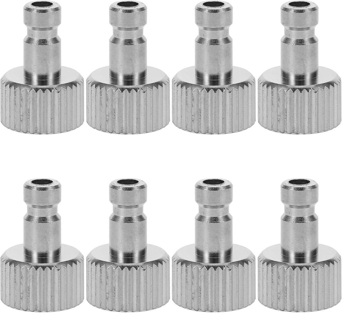 Claoner Spuitpistool adapters - 8 stuks - Snelkoppeling - Lichtgewicht legering - Lekvrij - Voor doe-het-zelf projecten