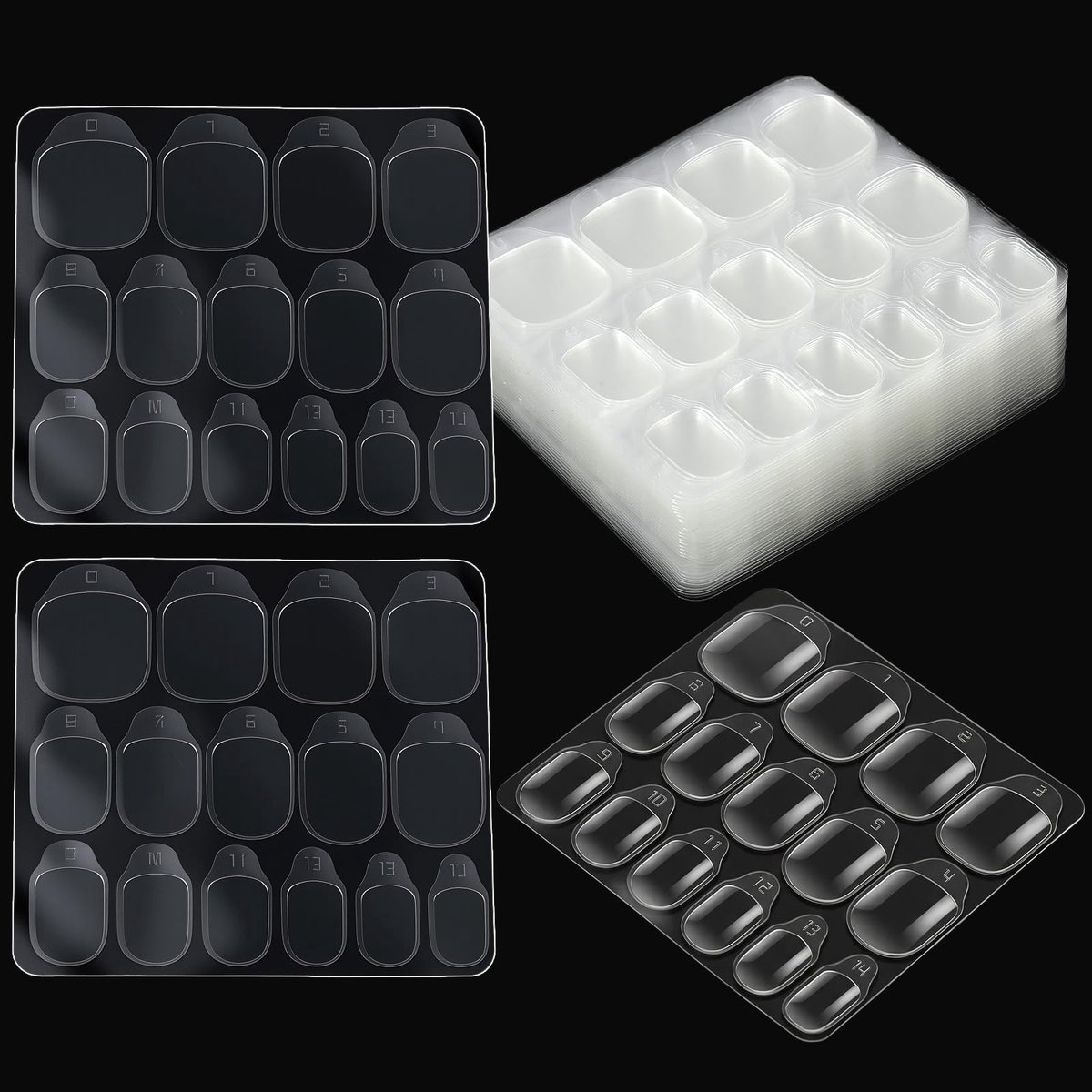 Solidchoice - 600 Stuks Dubbelzijdige Nagelkleefpads voor Kunstnagels