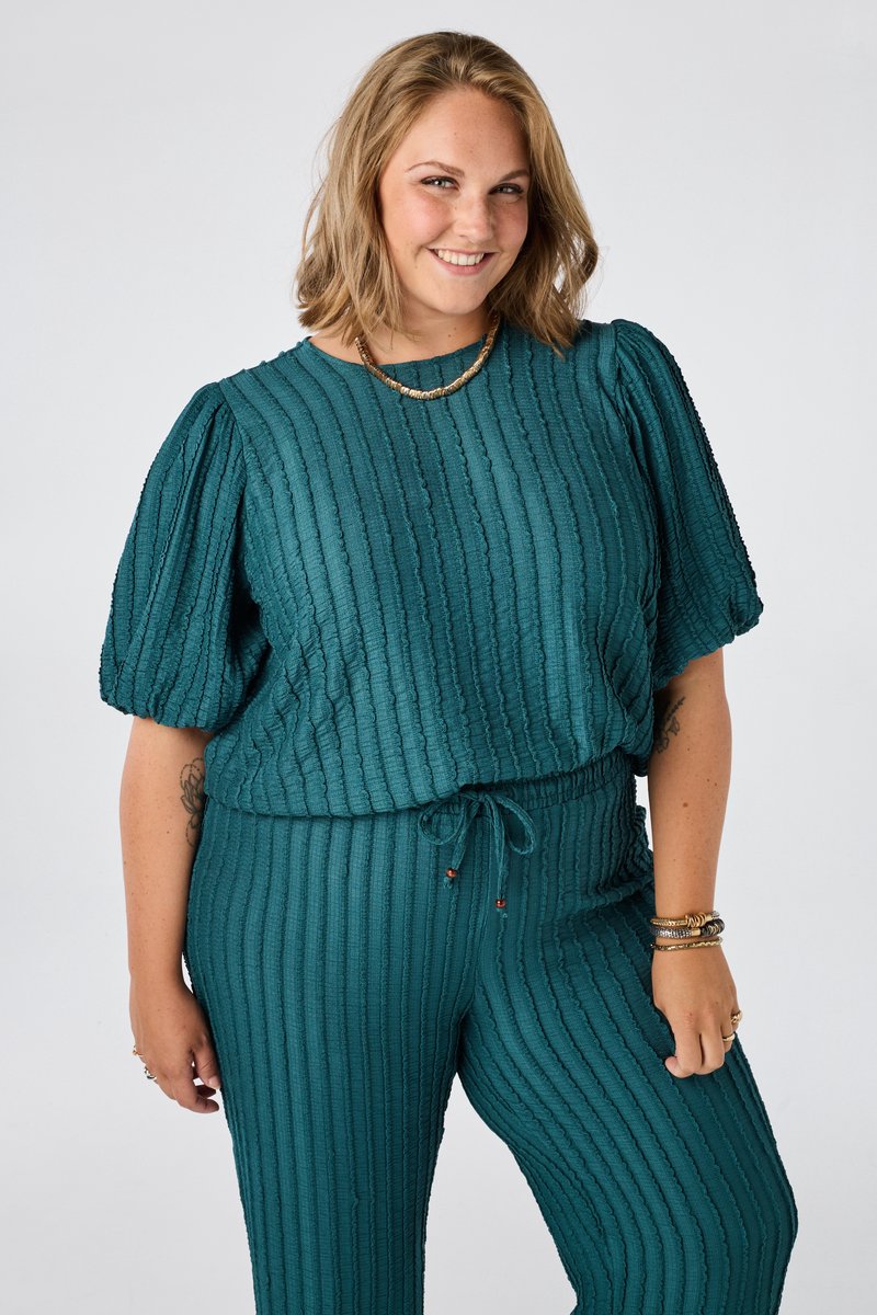 MS Mode Top Top met pofmouwen
